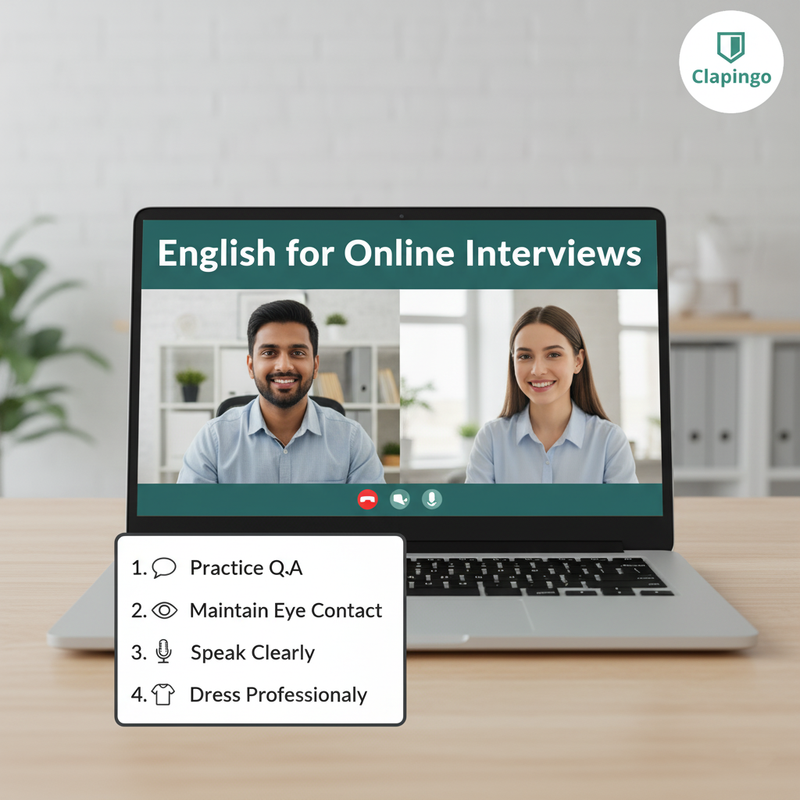 How To Tackle Online Interviews With Clapingo