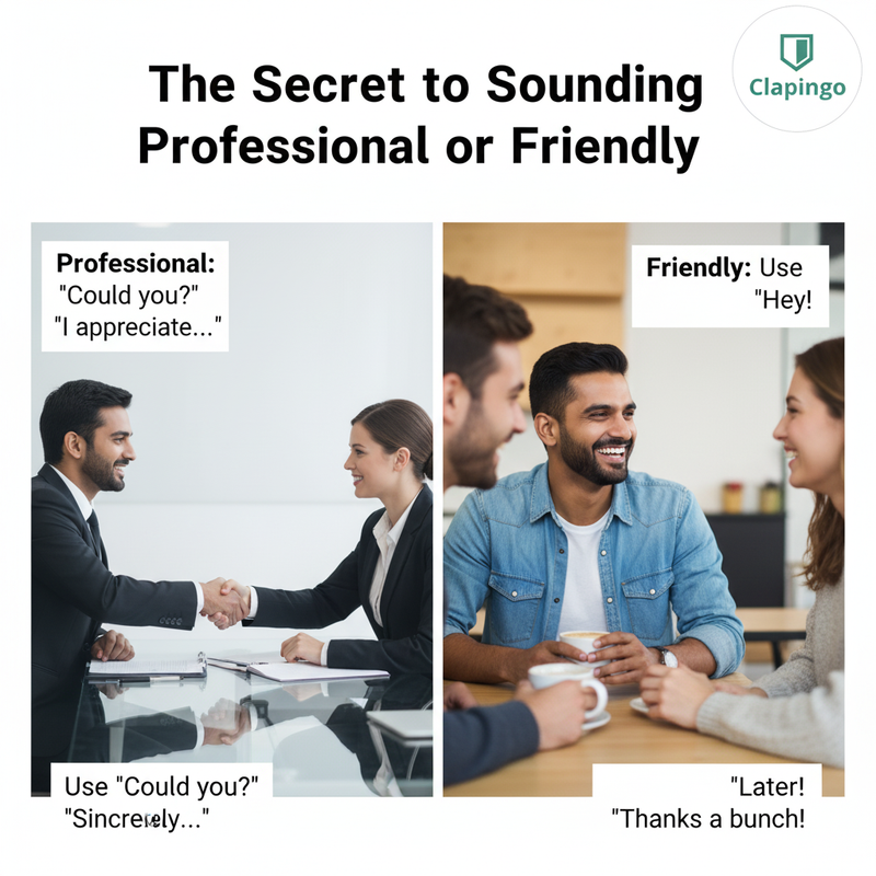 The Secret To Sounding Professional & Friendly