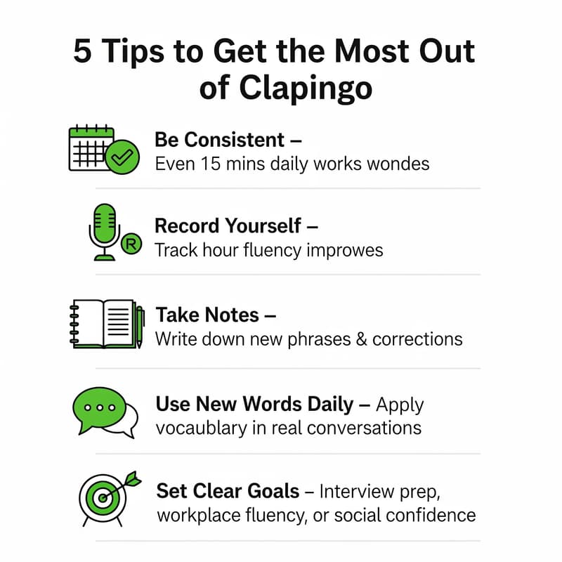 How To Maximise Your Clapingo Fluency Journey