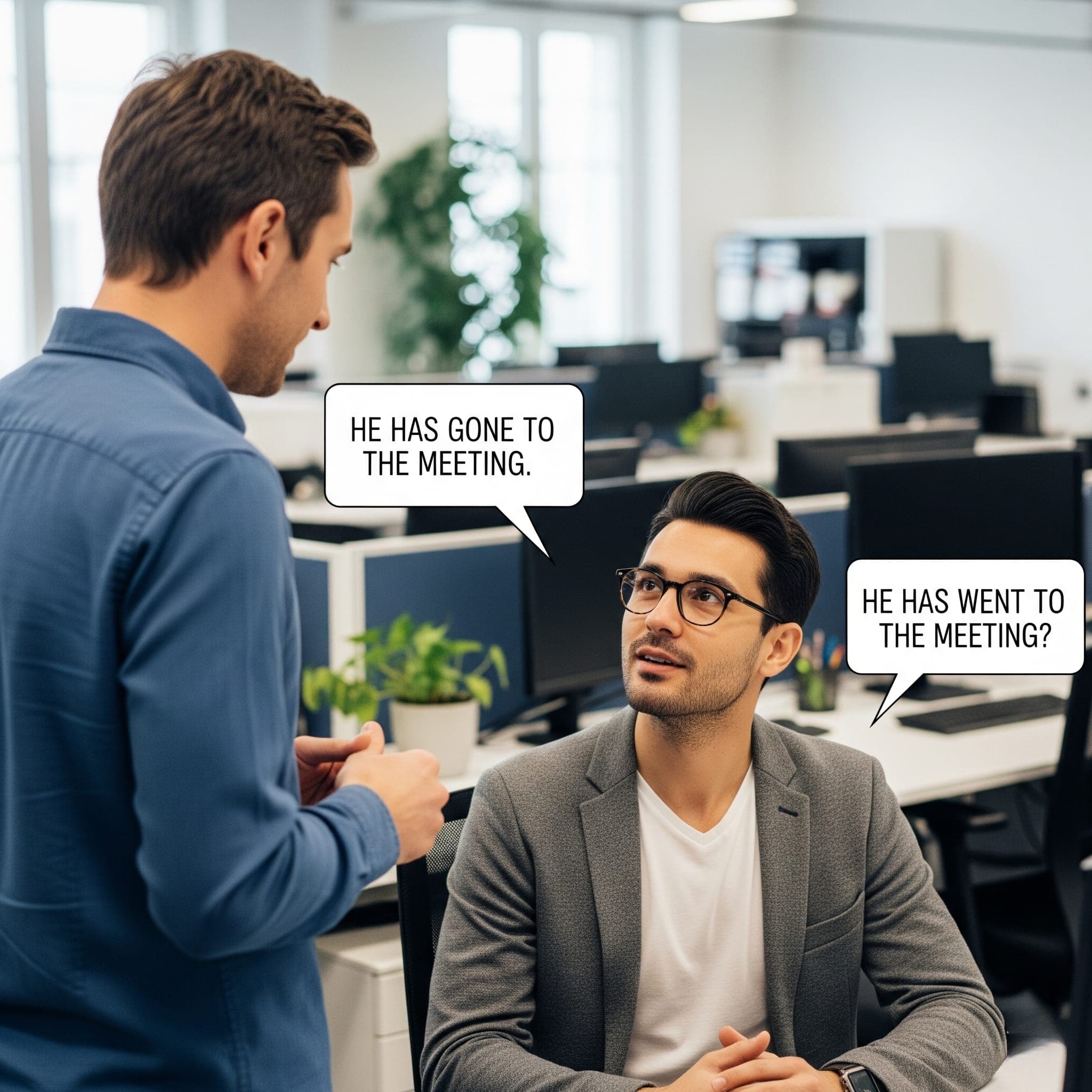 Gone vs Went in Professional Settings