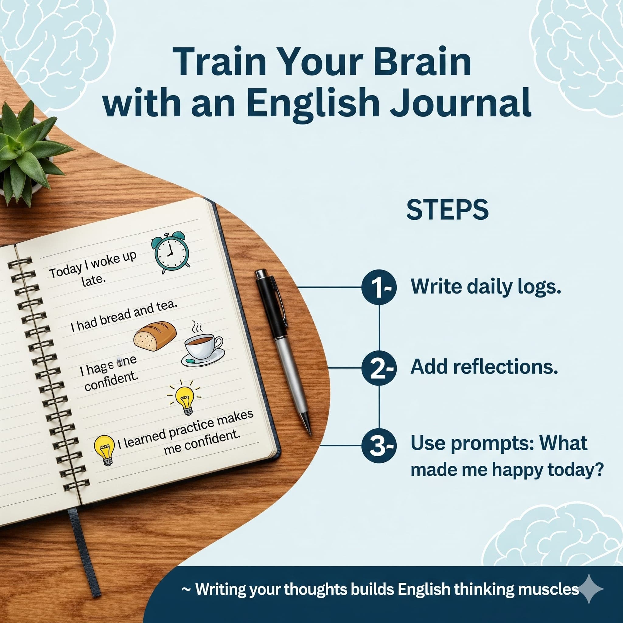 Daily Journaling - English Learning Exercise