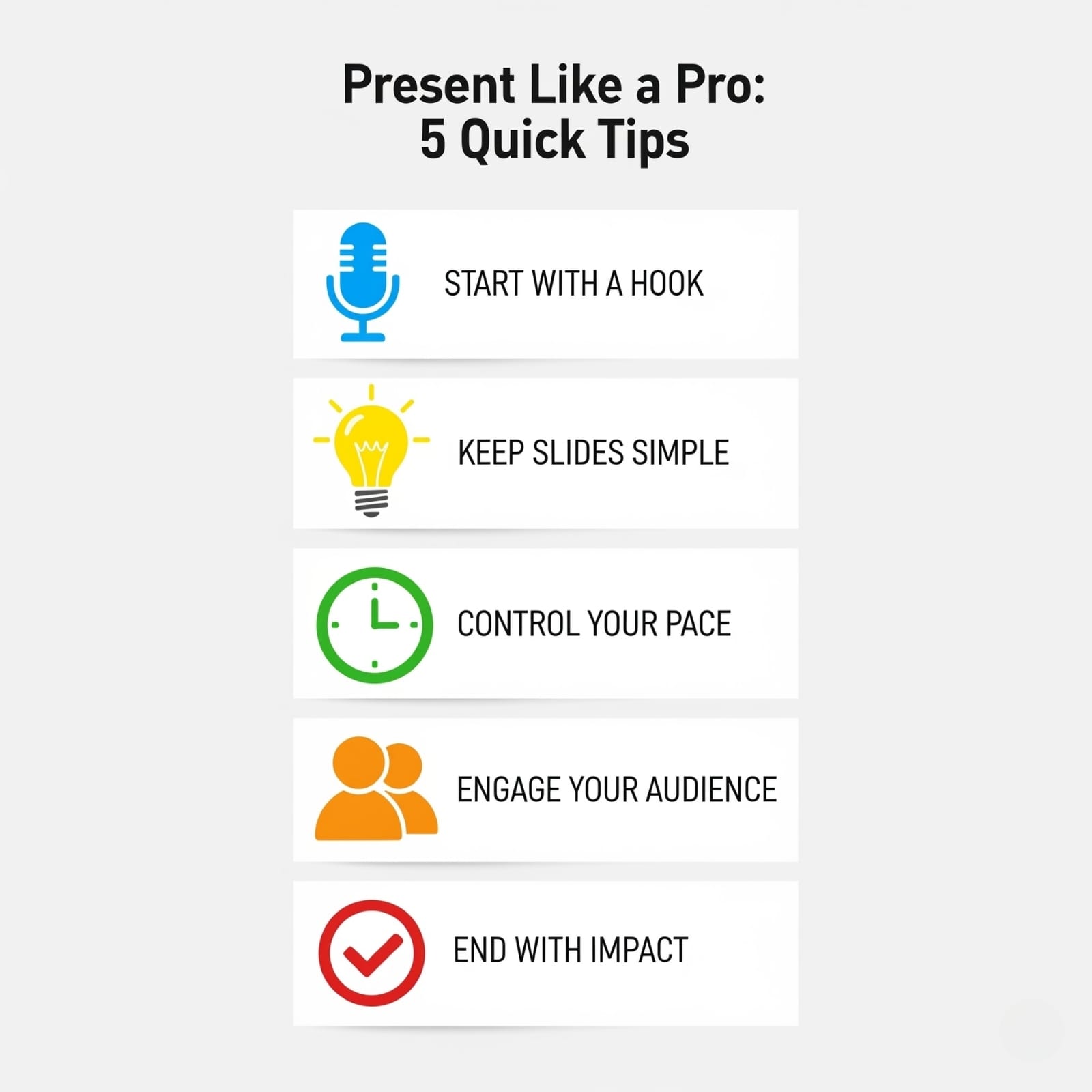 Quick Tips for Business Presentations