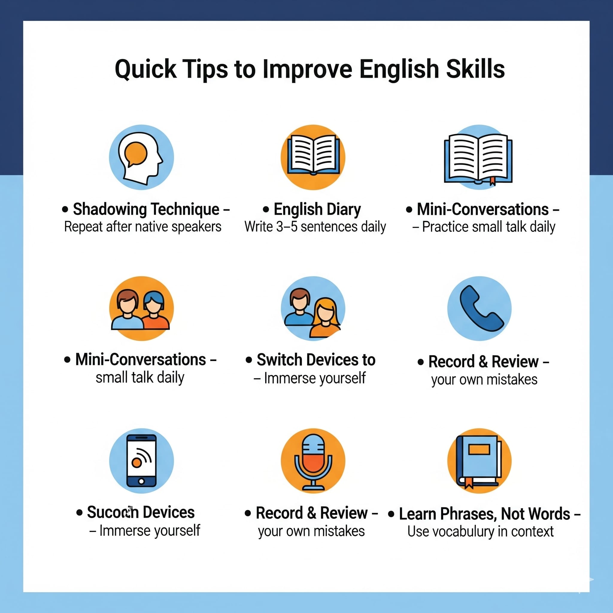 Improve English Fluency Quickly