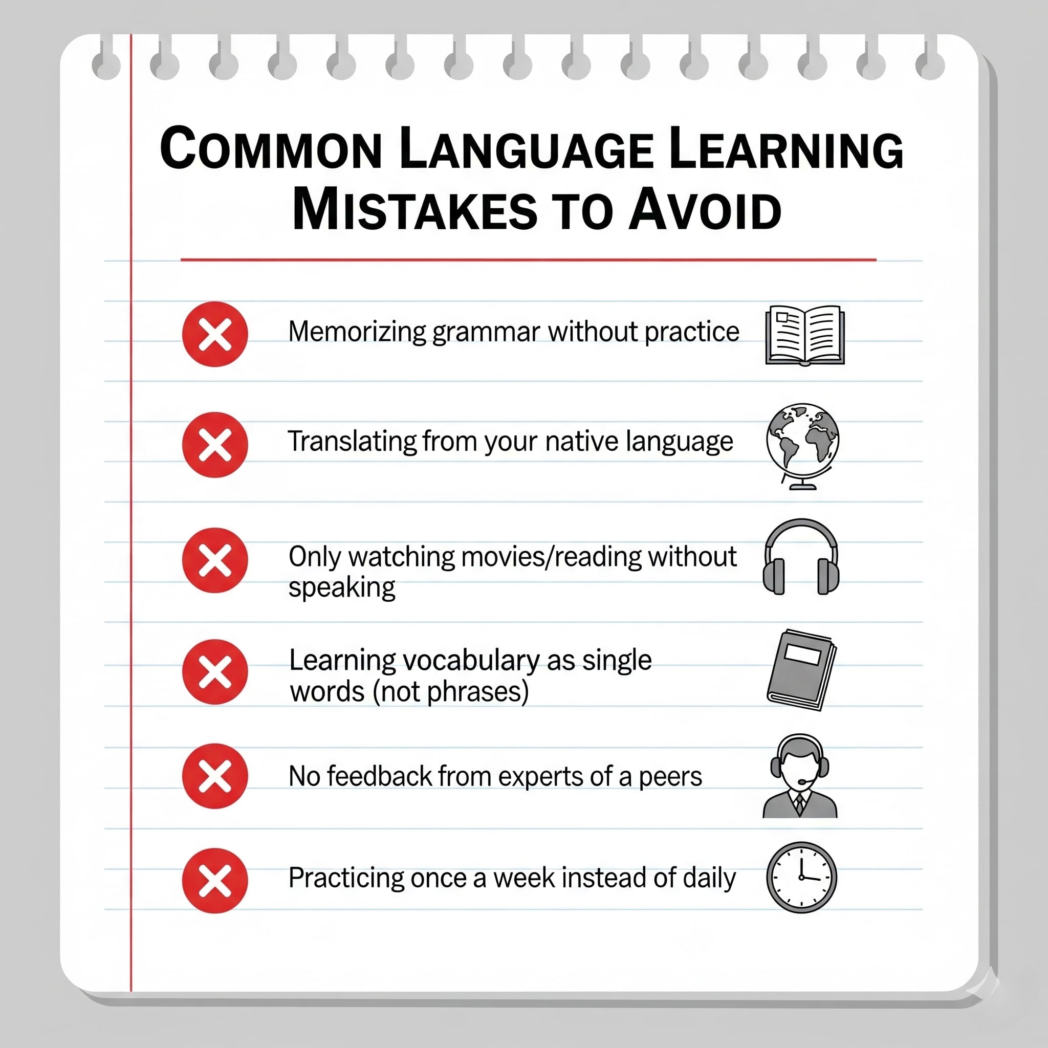 Common Mistakes That Affect English Fluency