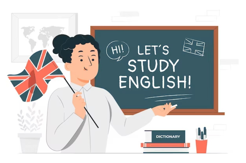 An image of a learner who want to learn english 