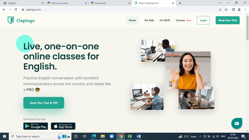 clapingo - Practice One-on-One with an Expert English Speaker - image - screenshot - jpg -
