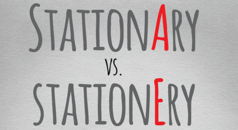 Stationery vs Stationary: A Guide to Proper Usage