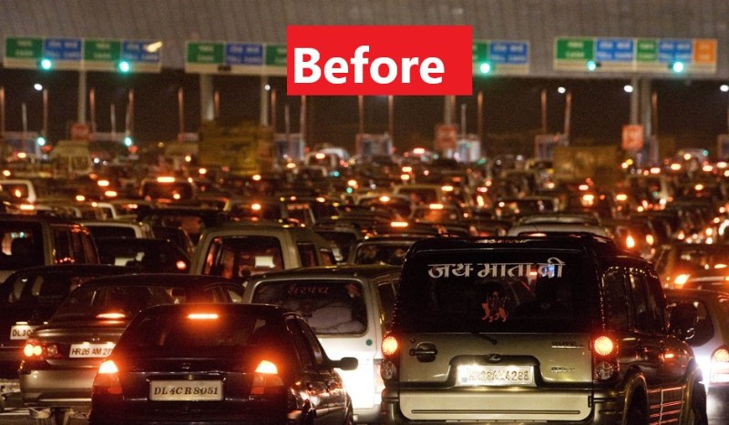 traffic jams causing pollution