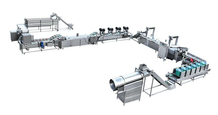 typical potato wafer manufacturing plant photograph