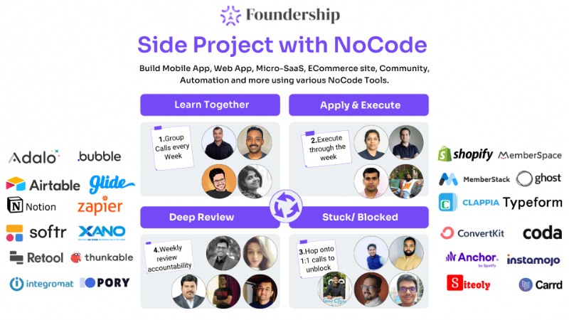 Announcing Cohort Program: Build a SideProject with NoCode
