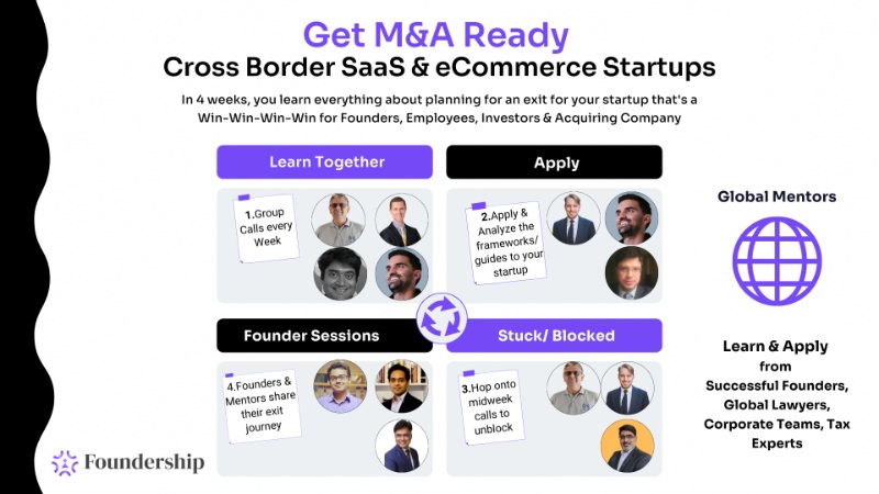 Inviting you to Get M&A Ready for SaaS and eCommerce Cohort