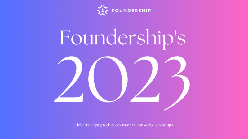 Foundership's 2023 - First Full Web3 Year