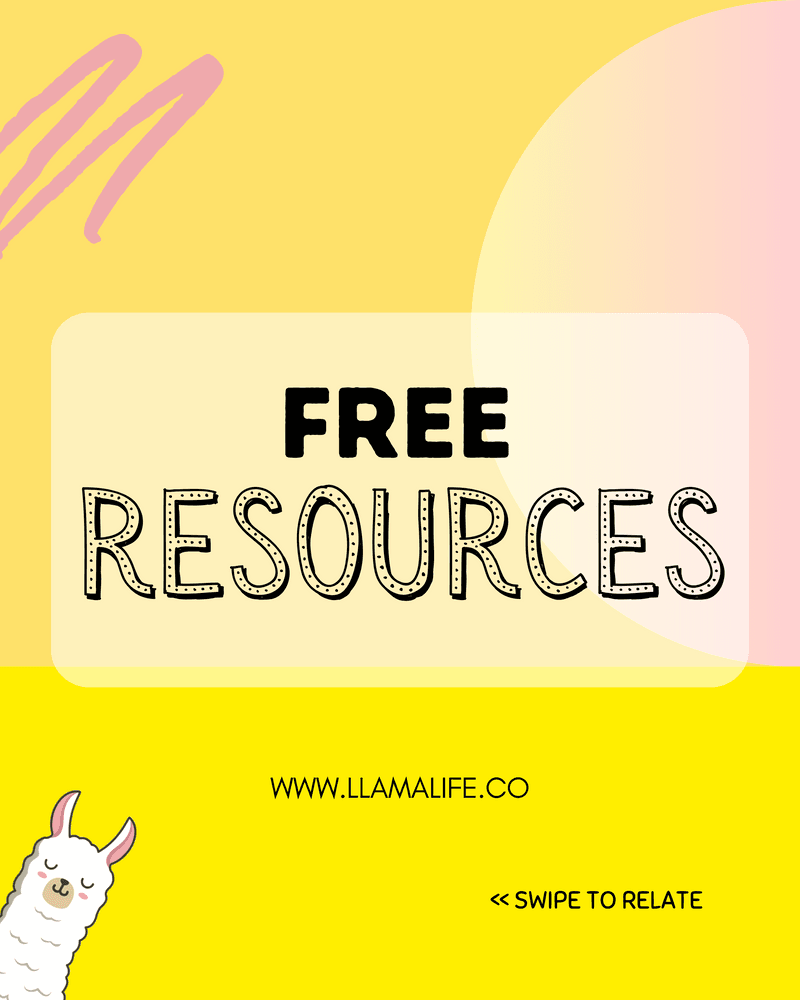 Free resources for our llamazing community (that's you!) 