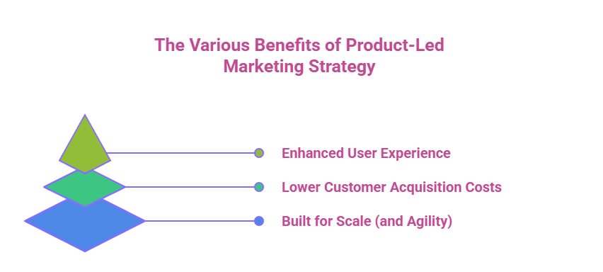 The Various Benefits of Product-Led Marketing Strategy Infographic