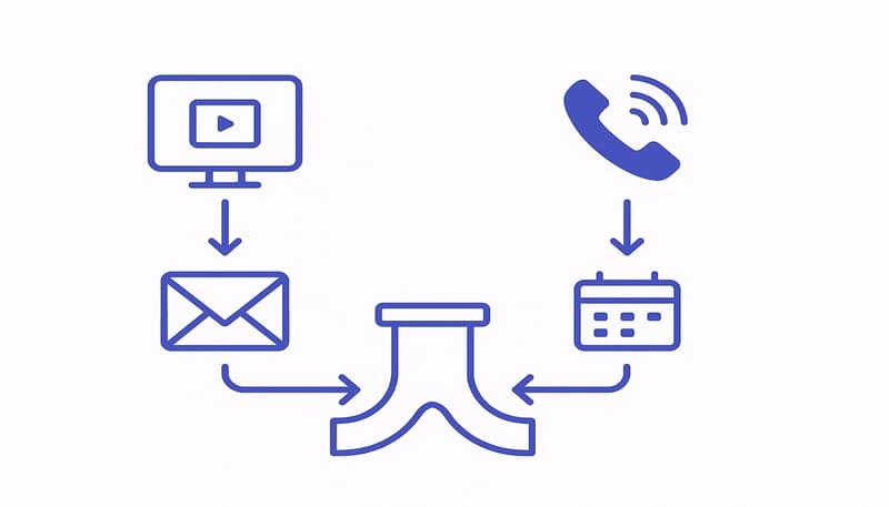 Digital and phone lead capture stack — SmartCue captures demo leads, RingOwl captures inbound calls