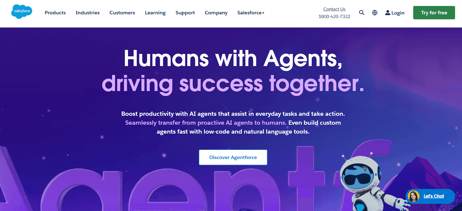 Screenshot of Salesforce CRM
