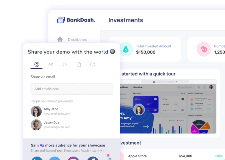 SmartCue's distribution screen