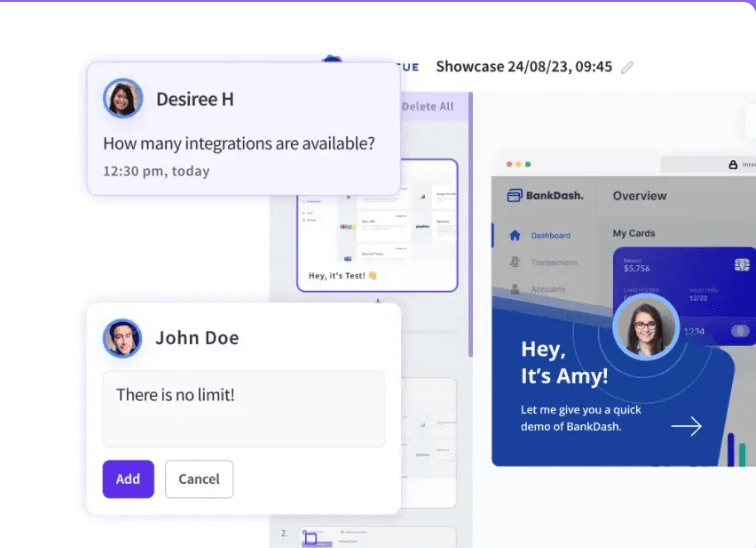 SmartCue's collaboration option