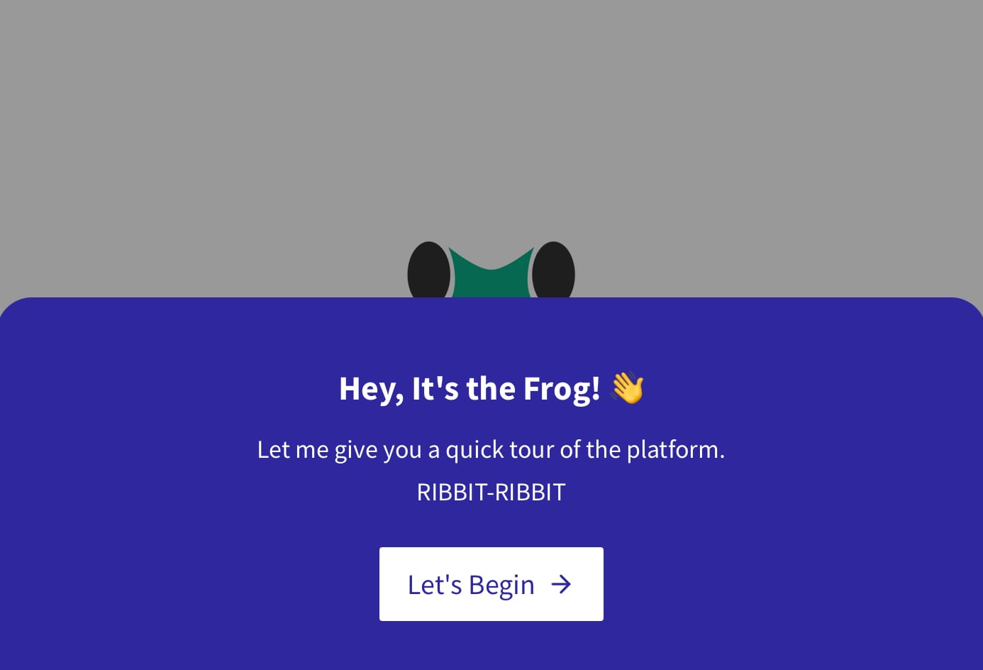 OceanFrogs landing page