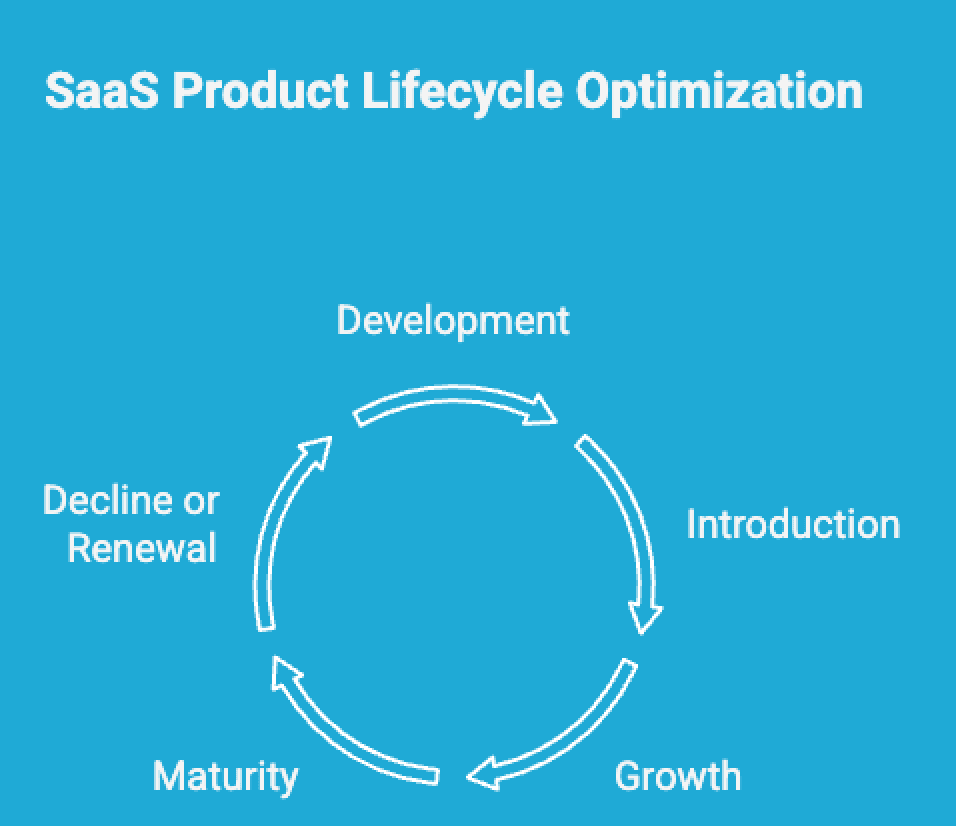 Infographic on saas product lifecycle optimization