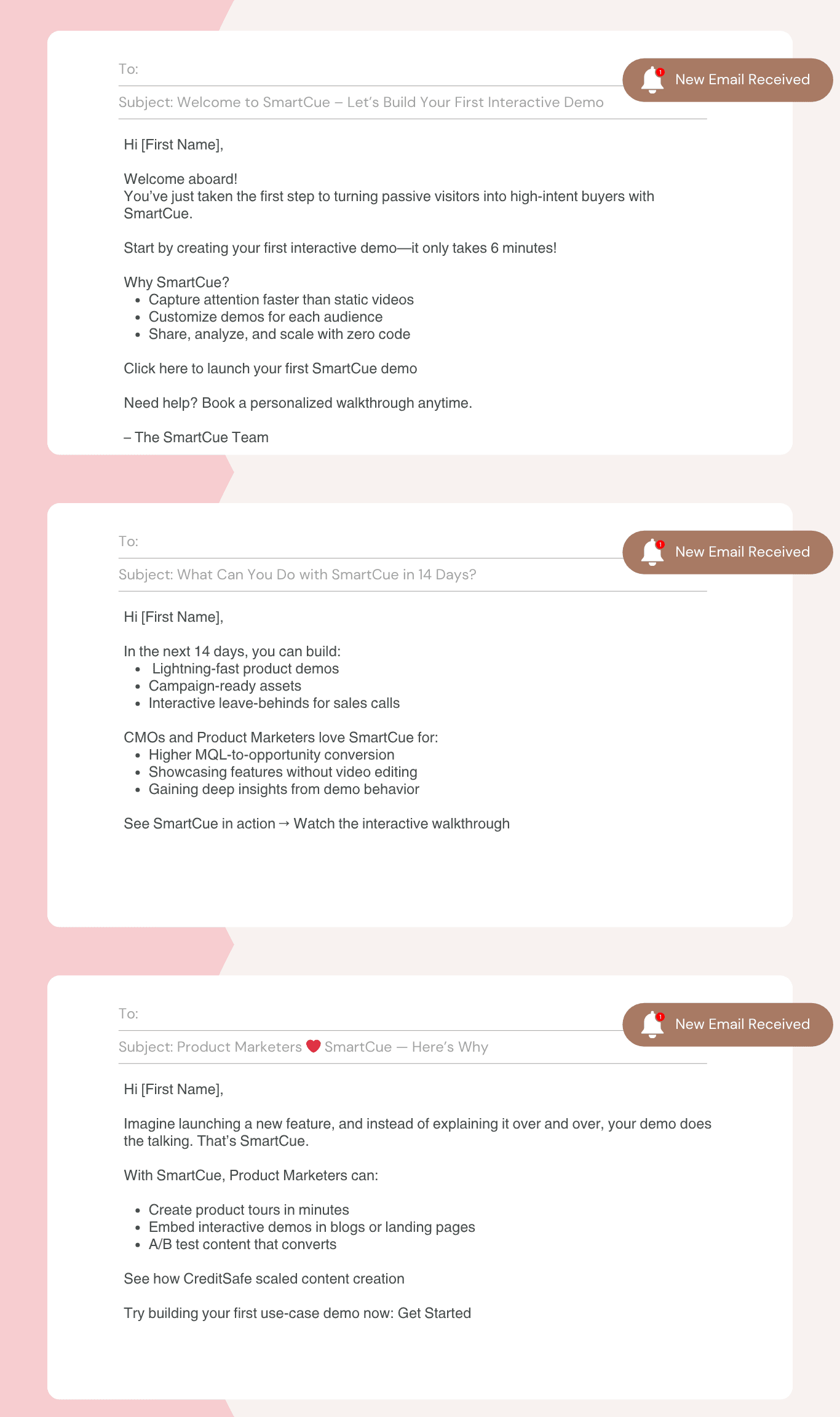 Email sequence template