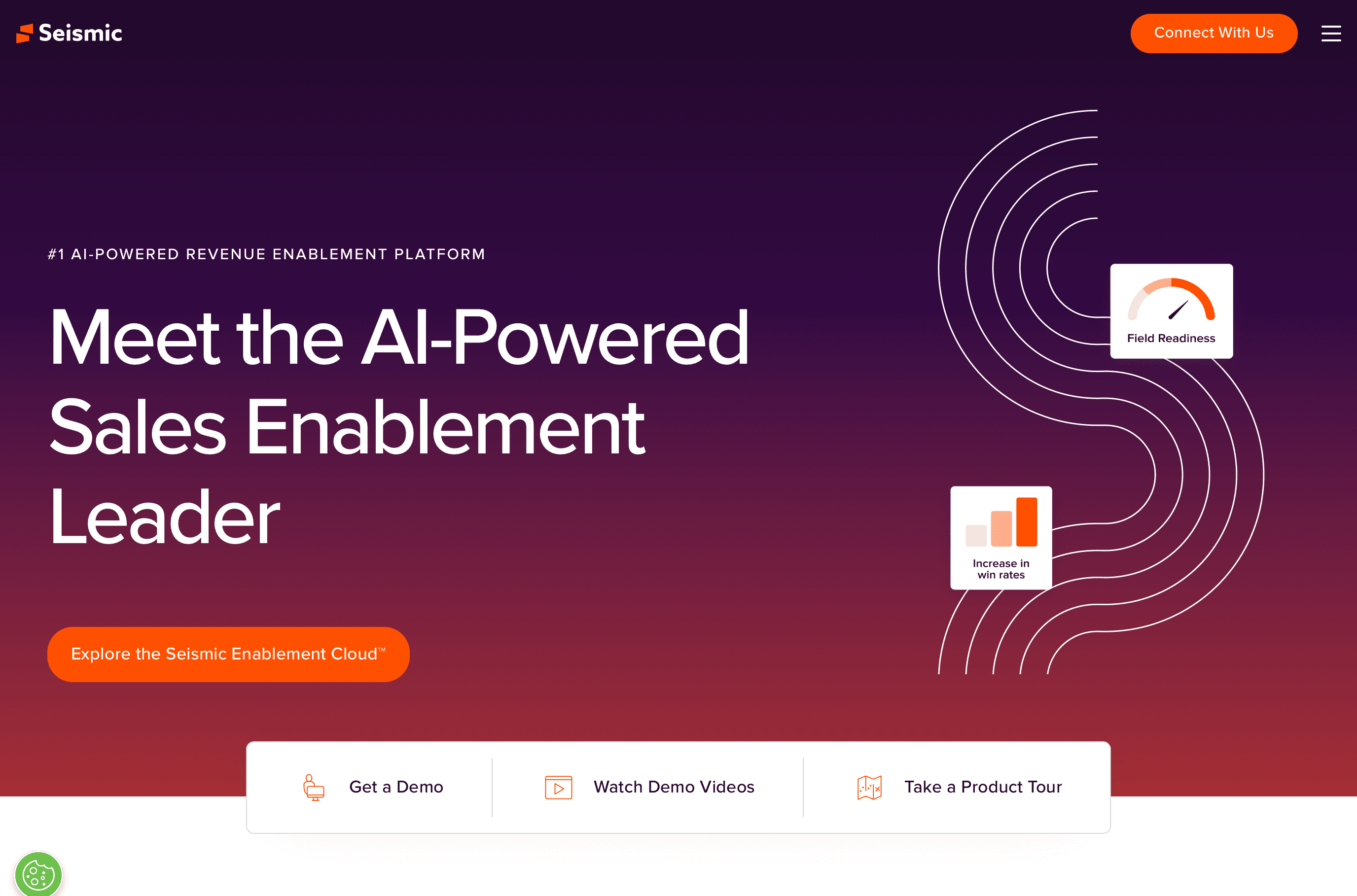 Seismic Landing Page Screenshot.