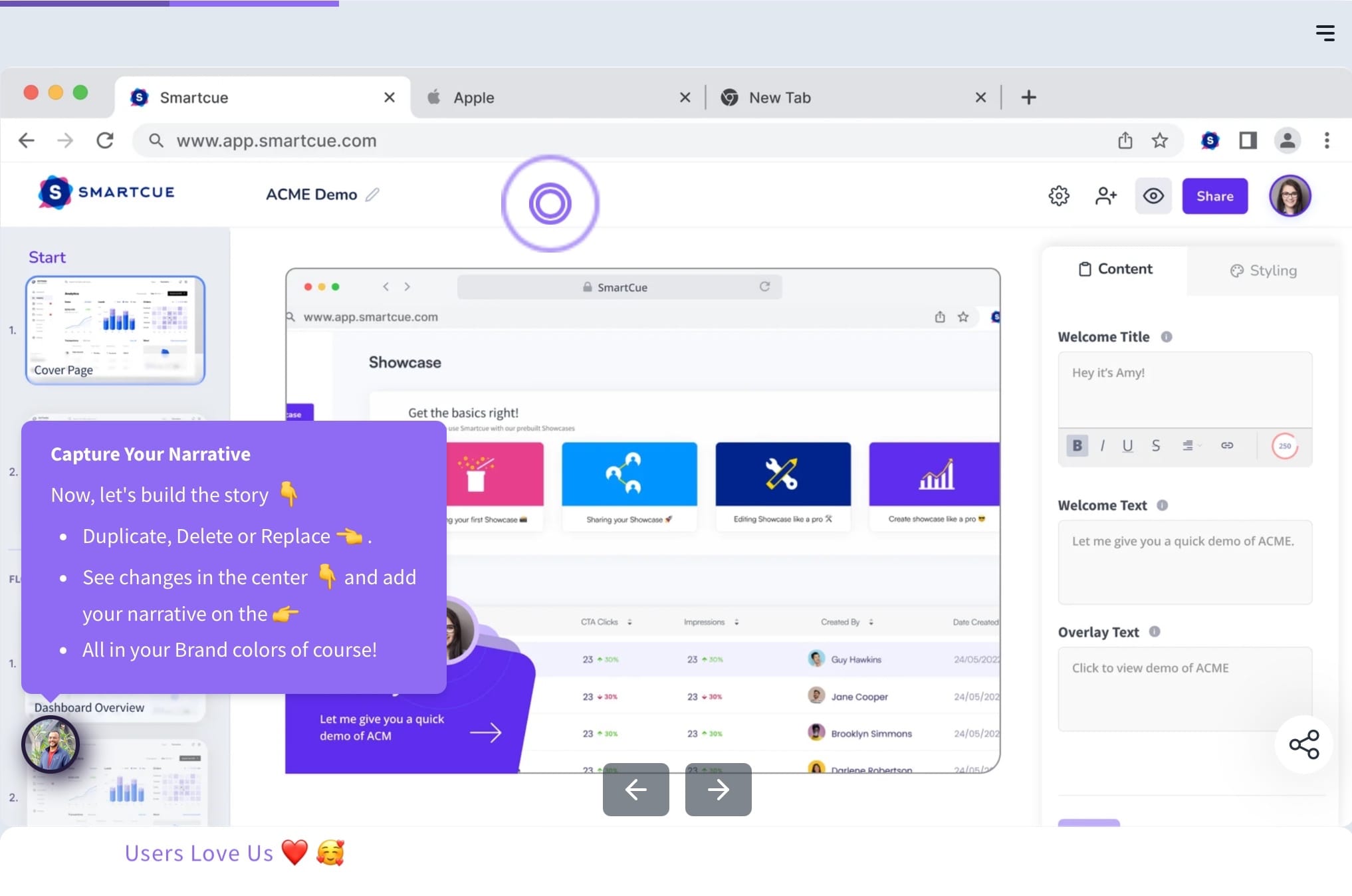 Customize Your Demo.