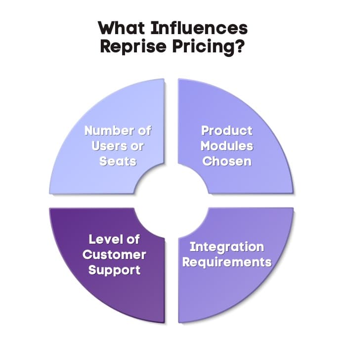 An Infographic on What Influences Reprise Pricing.