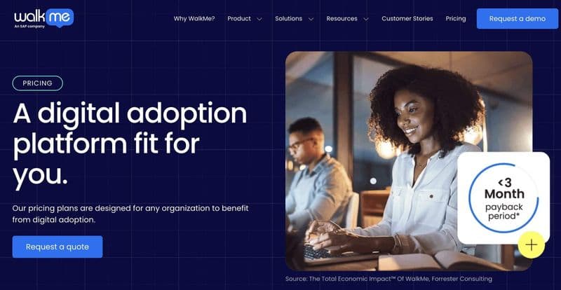 Screenshot of walkme screenshot