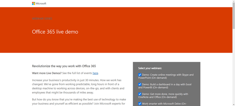 Office35 demo page