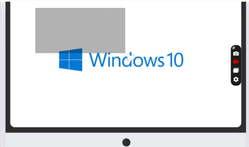 Screenshot of ScreenRec demo software