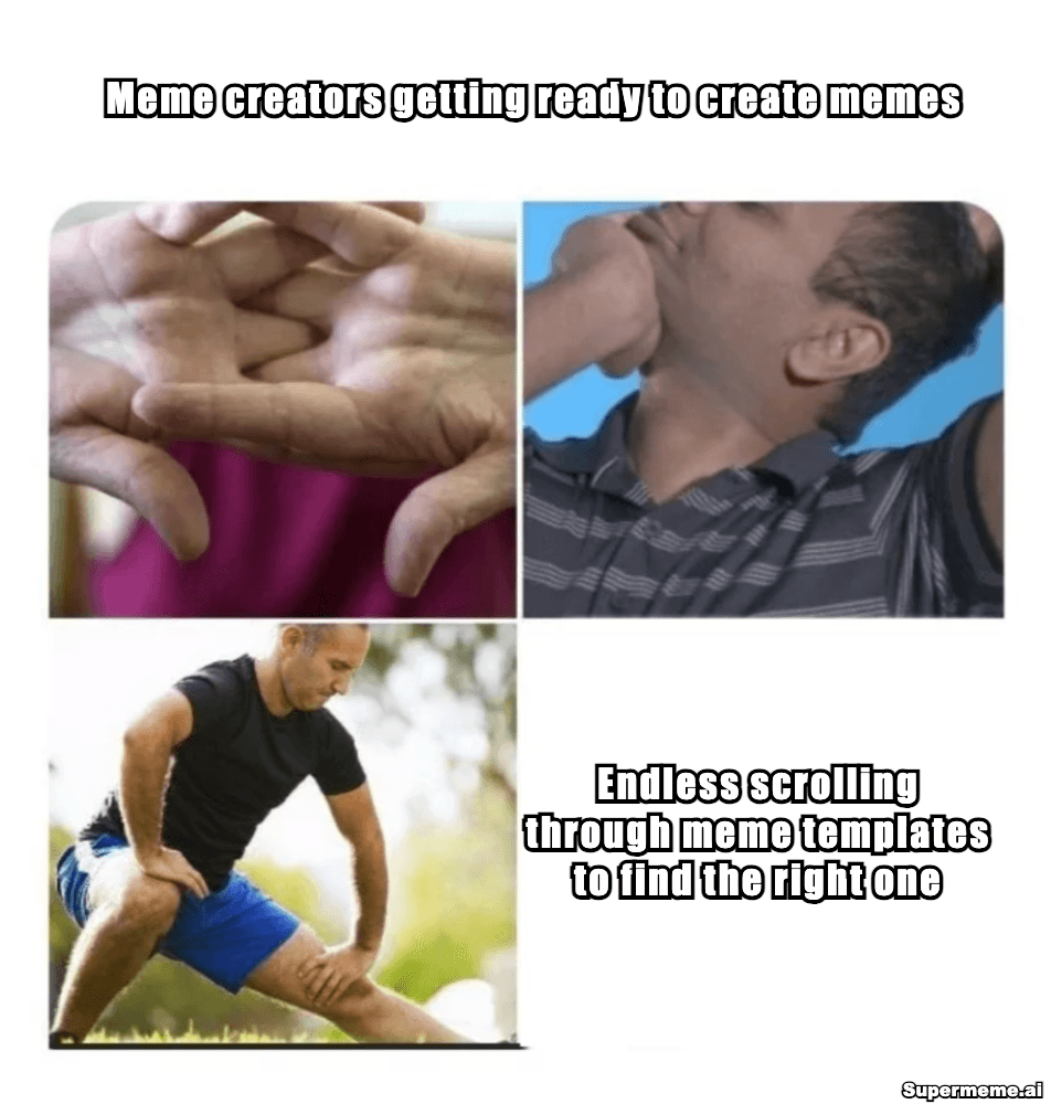 find the right meme template meme