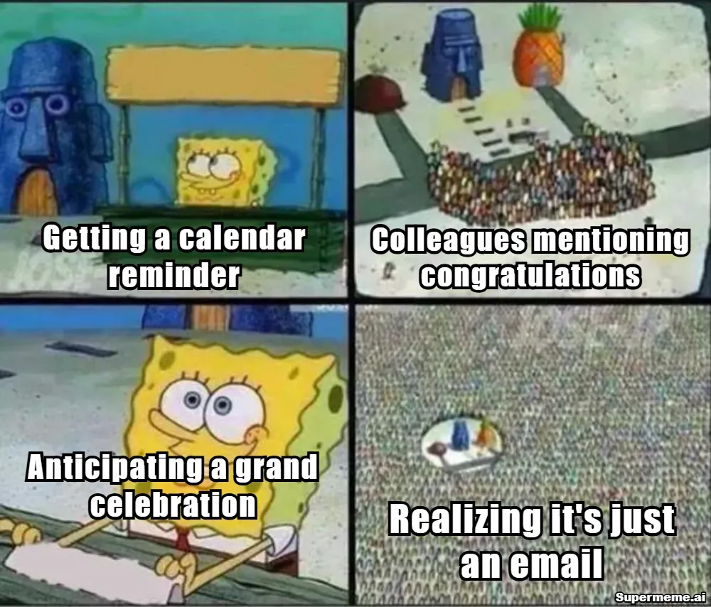 Work Anniversary Memes 12