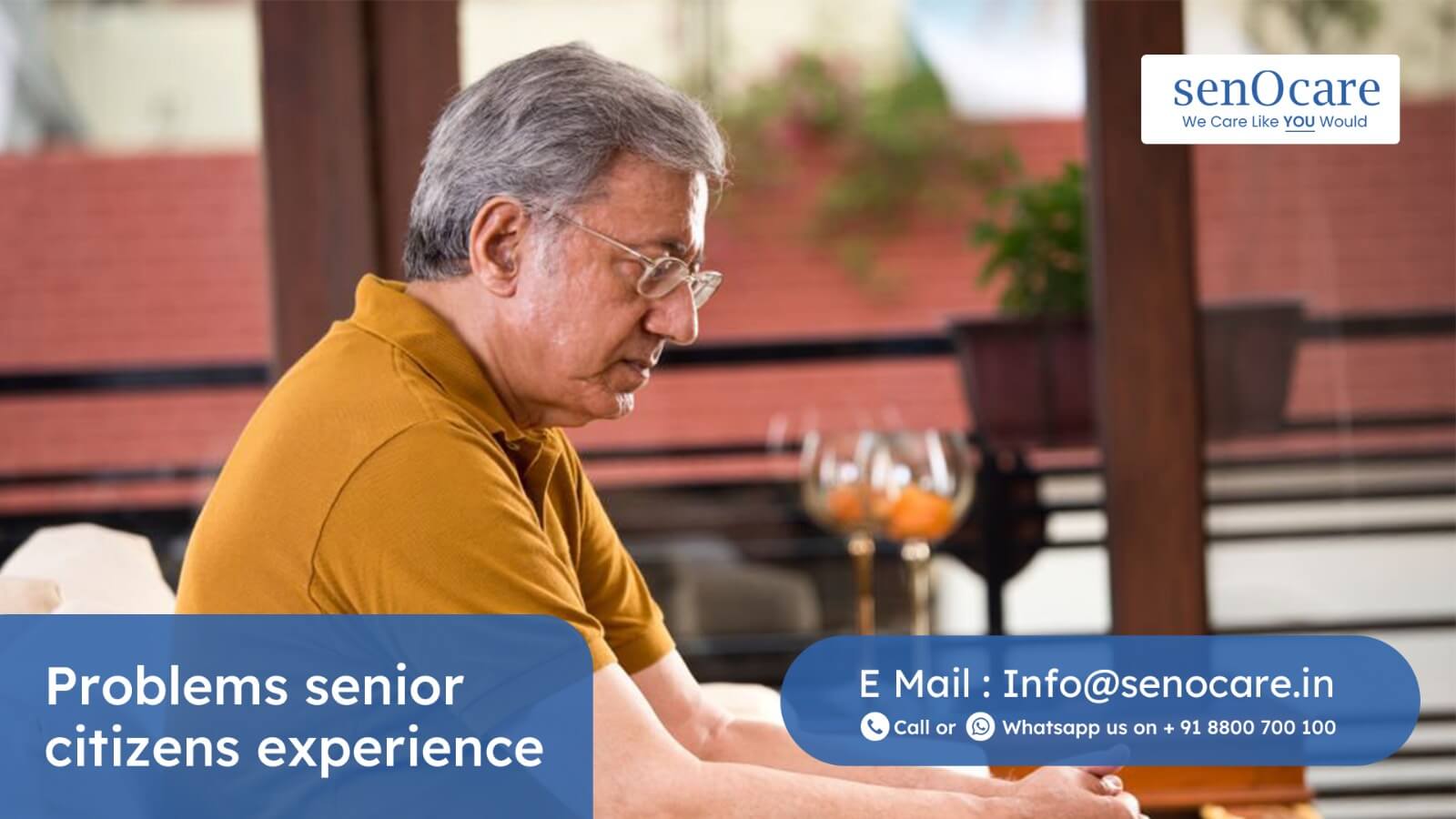 major problems do senior citizens experince