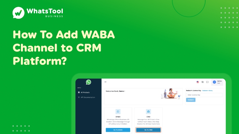 How To Add WABA Channel to CRM Platform?