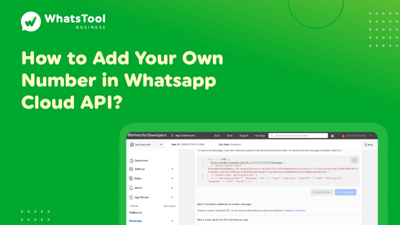 How to Add Your Own Number in Whatsapp Cloud API?