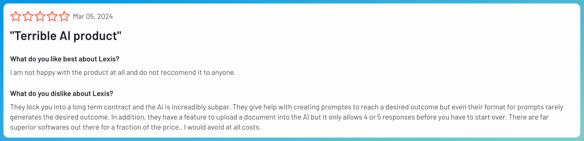 Customer Reviews for Best ChatGPT Apps for Lawyers