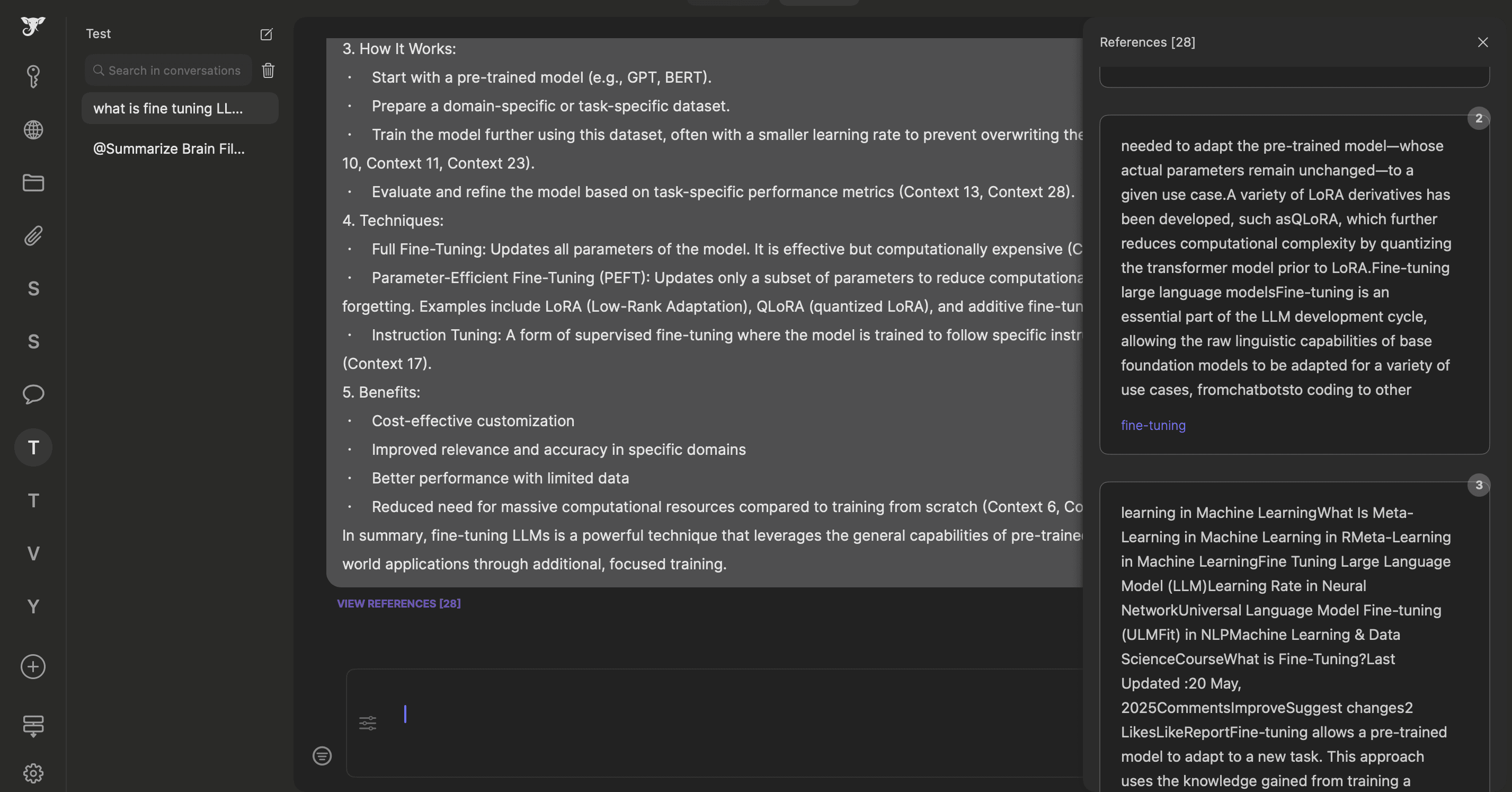 Elephas superbrain referencing 