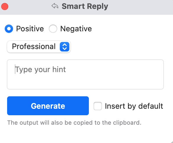 Using AI to reply to emails and social media messages - Elephas