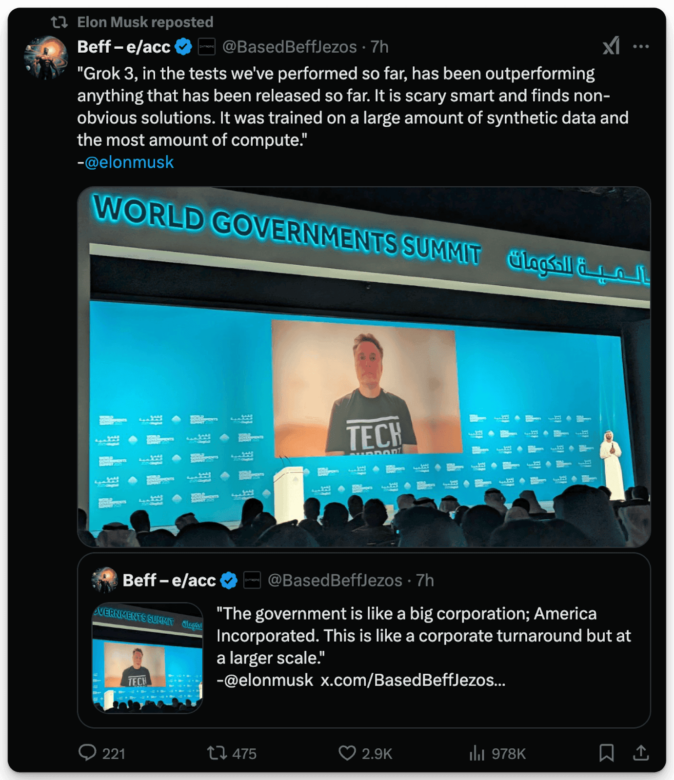 Grok 3 is beating other LLM Models