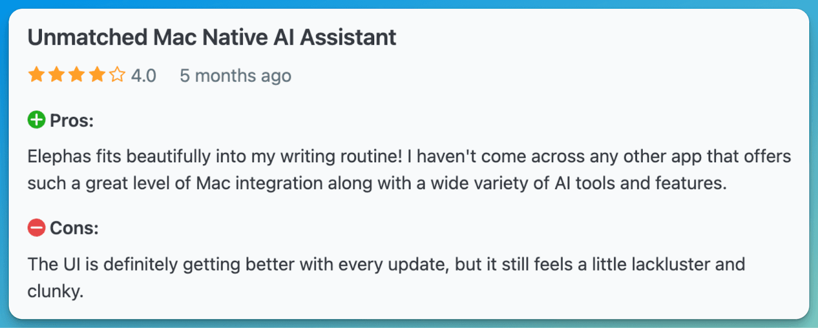 Best AI Tools for Mac reviews 