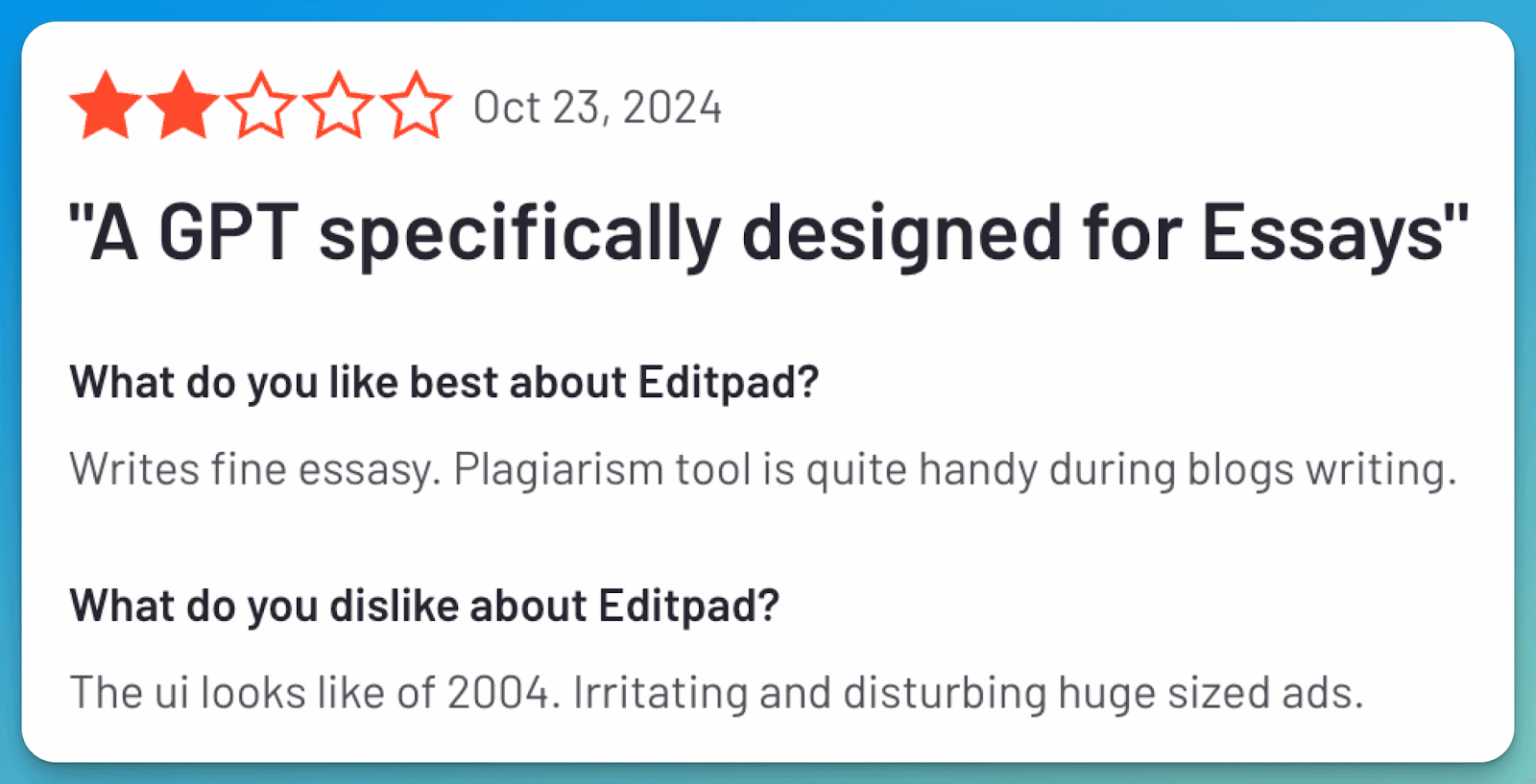 AI Paragraph Rewriter Tools Customer Reviews