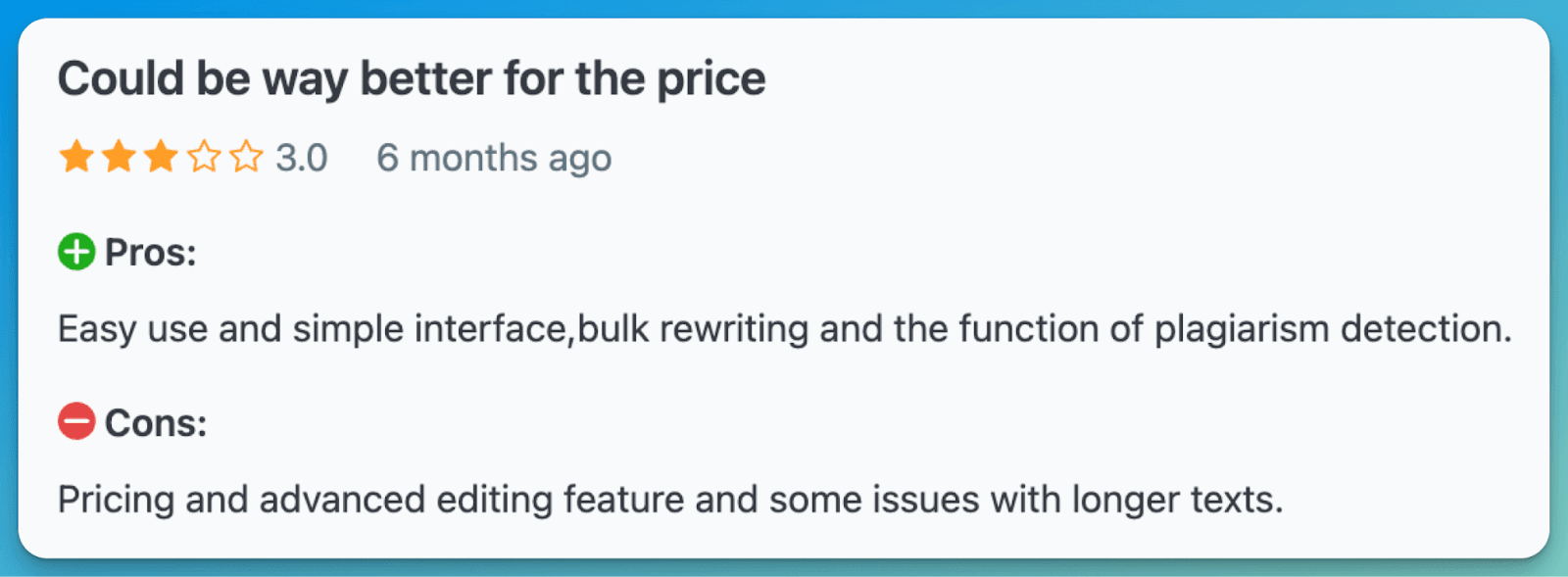 AI Paragraph Rewriter Tools Customer Reviews