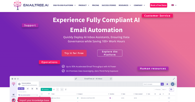 Email Tree ai email assistant