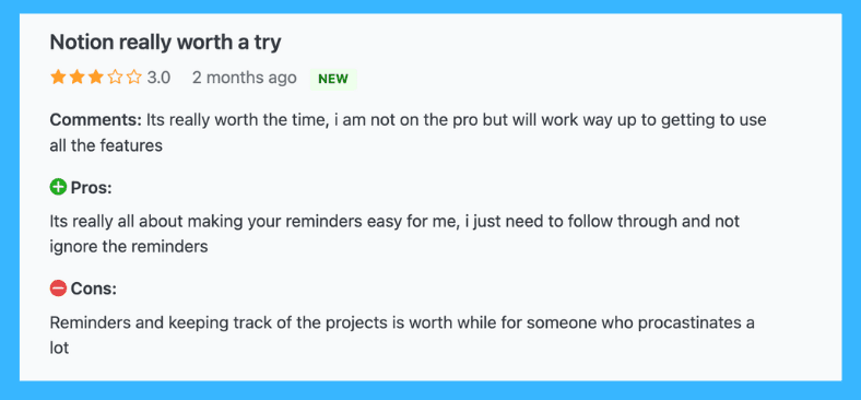 Notion Reviews