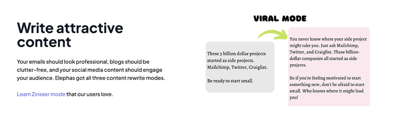 Elephas content writing 