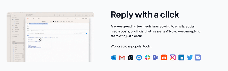 Elephas one click reply 