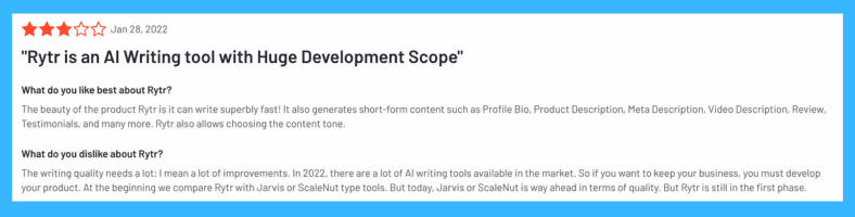 Rytr Reviews 