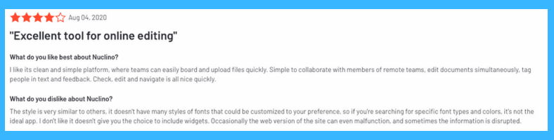 Nuclino Sidekick Reviews 