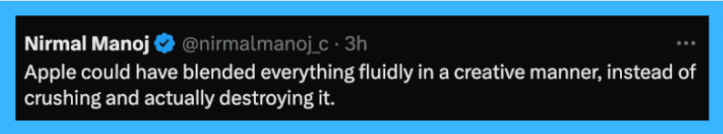 Comments to Apple Ad Crush